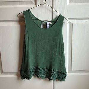 Francesca’s green tank